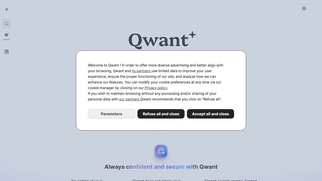 Qwant - The search engine that values you as a user, not as a product